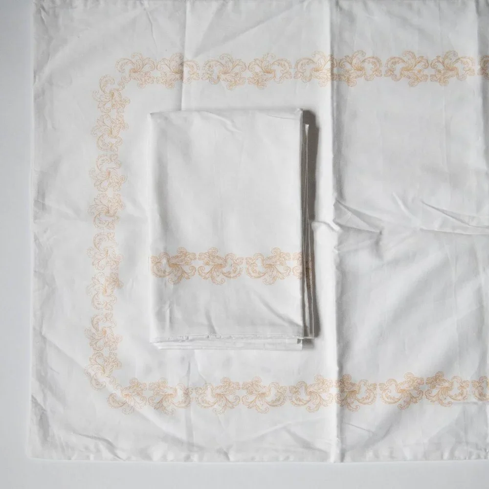 2 Pillowcases Hotel Du Cobb Dennis Basso Standard/Queen Size 100% Cotton